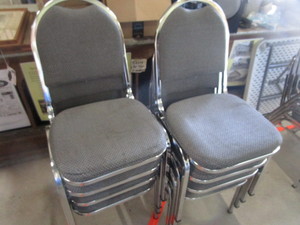 Stacking Chairs, Padded