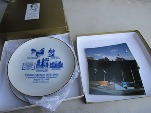Wilhelm Moberg Celebration Plates