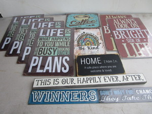 Metal Signs, Quotes