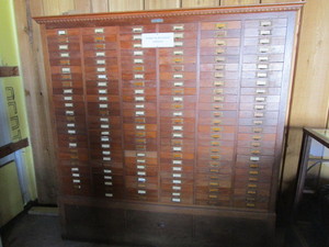 Antique Document Cabinet