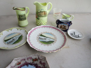 Antique Custard Glass & Ceramics