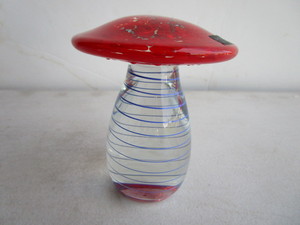 Swedish Glass Mushroom