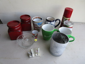 Mugs, Candles, Reamer, Thimbles