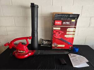 lot 36 image: Toro Ultra Electric Blower Vac Model 51619