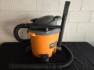 lot 37 image: RIDGID WetDry Vac 12 Gallon 5.0 Peak HP