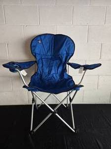 lot 39 image: Mac Sports Belle Chair - Blue with Carry Bag