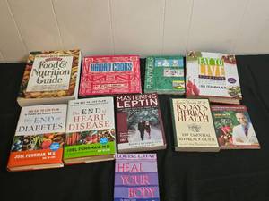 lot 181 image: Lot of Health and Nutrition Books - Joel Fuhrman & More