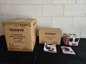 lot 57 image: NuWave Brio 6Q Digital Air Fryer with Accessories