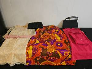lot 199 image: Vintage Womens Clothing and Accessories Lot