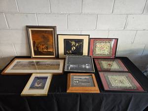 lot 384 image: Lot of Assorted Framed Artwork and Prints
