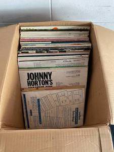 lot 22 image: Box Lot of Assorted Vintage Vinyl Records