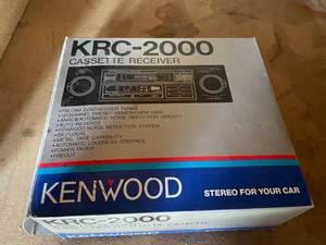 lot 25 image: Kenwood KRC-2000 Cassette Receiver