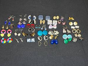 lot 68 image: Assorted Fashion Earrings Lot - Various Styles and Colors