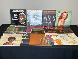 lot 82 image: Collection of Vintage Jazz and Blues Vinyl Records