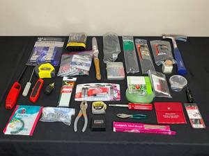 lot 287 image: Assorted Tools and Hardware Lot