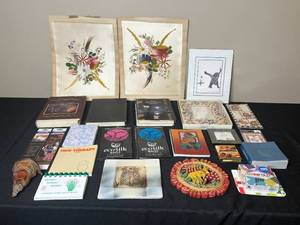 lot 292 image: Mixed Lot of Books, Artwork, and Miscellaneous Items