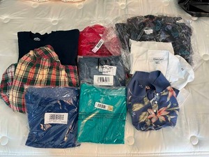 lot 337 image: Lot of Mens Clothing - Variety of Shirts SZ L
