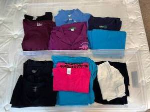 lot 344 image: Assorted Womens Clothing Lot - T-Shirts and Tops SZs L - XXL