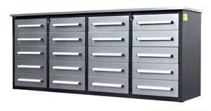 lot 336 image: 20 Drawer 7FT Storage Workbench
