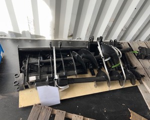 lot 129 image: 8pc Mini Excavator Attachments