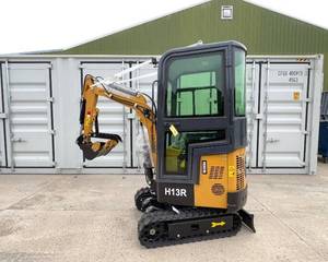 lot 98 image: Enclosed Excavator H13R