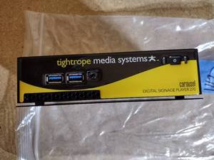 lot 143 image: New Tightrope Media Systems Carousel Digital Signal Player 270 Model HDn