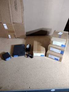 lot 154 image: (6) Extron RGBStereo Audio-HDMI Scaler,  AC Adapter, Power Module, 7 touchscreen, Automation Controller, DTP Transmitter
