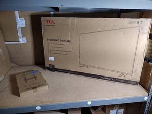 lot 59A image: TCL 50 TV model 50S435 with Perlesmith table top tv stand PSTVS15