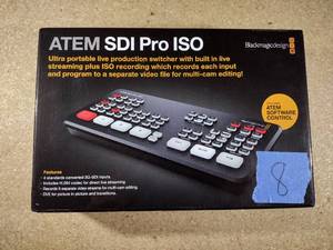 lot 8 image: Blackmagic Design ATEM SDI Pro ISO Live Production Switcher