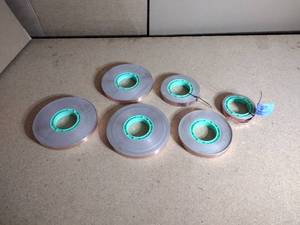 lot 89 image: 6 rolls of copper tape - very heavy