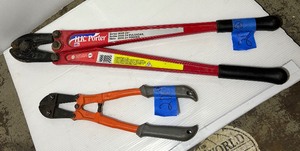 lot 201 image: 2 bolt cutters 14 inch and 24 inch