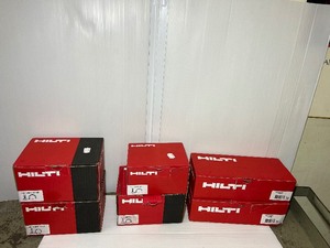 lot 206 image: 6 boxes of  Hilti Conduit Clips hardware