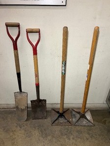 lot 217 image: (2) True Temper Tampers Ace square spade Union drain spade