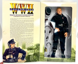 lot 211 image: NEW GENERATION Live Action Figures - WWII Poland 1944 Fritz Wiking Division Panzer Officer NIB