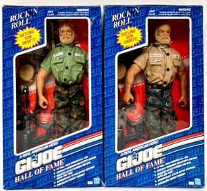 lot 213 image: Vintage 1992 HASBRO G.I. JOE Hall of Fame Rock N Roll Action Figures - QTY 2 NIB