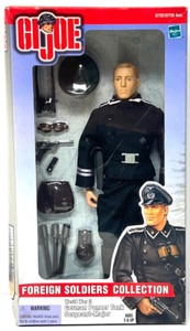 lot 215 image: Vintage HASBRO G.I. JOE - Foreign Soldiers Collection WWII German Panzer - Regiment 39 Tank Sergeant-Major Action Figures NIB