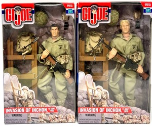 lot 216 image: Vintage HASBRO G.I. JOE - Invasion of Inchon, 15 Sept. 1950 - Action Figures NIB - Qty 2