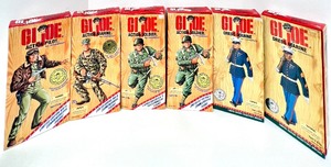 lot 242 image: Vintage HASBRO G.I. Joe WWII 50th Anniversary Action Figures - QTY 6
