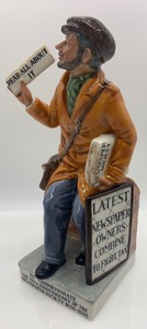 lot 41 image: ROYAL DOULTON Vintage 1980s The News Vendor Figurine
