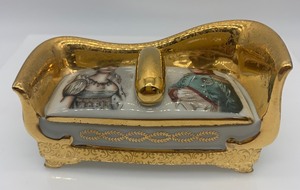 lot 54 image: Vintage Napoleon and Josephine LIMOGES Porcelain Trinket Dish