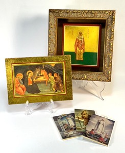 lot 148 image: Assorted VINTAGE ORTHODOX CHRISTIAN Art