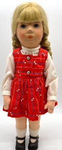 lot 179 image: KATHE KRUSE - Doll with Braids and Red Dress - Germany