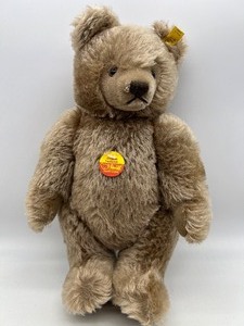 lot 186 image: STEIFF Mohair Jointed Teddy Bear - Germany - 020241 - with Paper Tags - No Bow