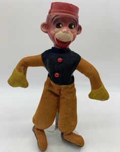 lot 86 image: VINTAGE 1930s - 40s Bellhop Monkey Toy