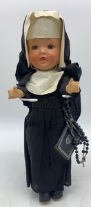 lot 92 image: Vintage NUN Doll