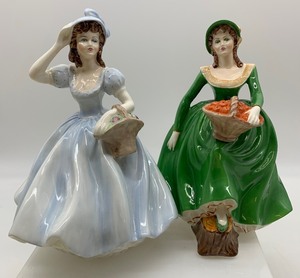 lot 119 image: Vintage COAL PORT Ladies of Fashion Figurines 1980s - QTY 2