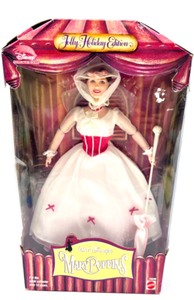 lot 262 image: Vintage MATTEL DISNEYS 1999 MARY POPPINS Jolly Holiday Edition Doll NIB