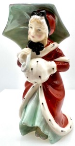 lot 268 image: Vintage ROYAL DOULTON MISS MUFFET Signed and Numbered Bone China Figure