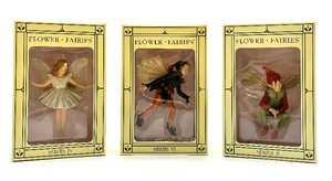lot 123 image: FLOWER FAIRIES by Cicely Mary Barker NIB - Christmas Tree, Holly and Elf