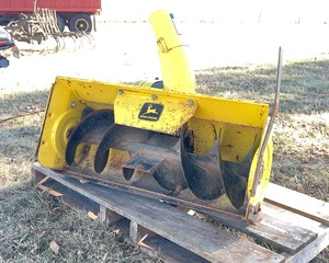 lot 76 image: John Deere 210 Snow Blower Attachment